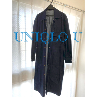 ユニクロ(UNIQLO)のロングデニムシャツ【UNIQLO U、未使用】(ロングコート)