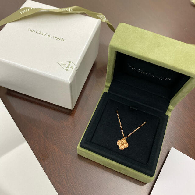 新品 Van Cleef & Arpels❤️スウィートアルハンブラ ネックレス ...
