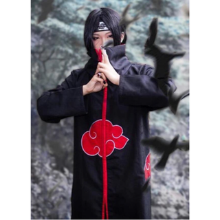 NARUTO ナルト　暁　コスプレ　Acos 公式　マント　忍里観光　にも！ 暁(あかつき) 羽織 着物 マント コスプレ衣装の通販 NARUTO