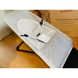 ベビービョルン(BABYBJORN)のベビービョルン　バウンサー　バランス　ソフト　シルバー　メッシュ(その他)