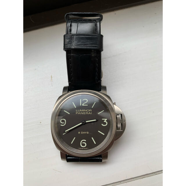 【ちぇいこ様専用】パネライ ルミノール ベース 8デイズ チタニオ メンズの時計(腕時計(アナログ))の商品写真