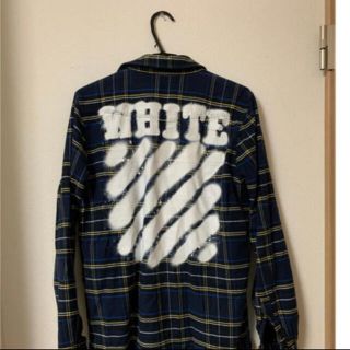 オフホワイト(OFF-WHITE)のOFF-WHITE スプレー　シャツ(シャツ)