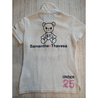 サマンサタバサ(Samantha Thavasa)のサマンサタバサ ゴルフ ポロシャツ 白 M(シャツ/ブラウス(半袖/袖なし))