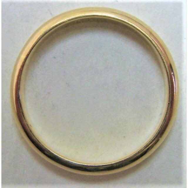 三越(ミツコシ)の三越 K18 18金マリッジリング 甲丸 サイズ＃12～#12.5 結婚指輪　c レディースのアクセサリー(リング(指輪))の商品写真