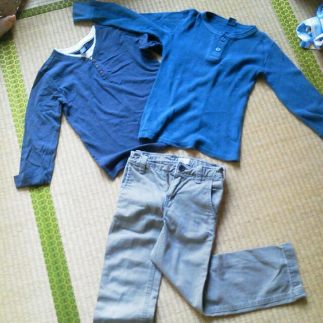 GAP(ギャップ)の120三枚セット　送料込み！　　 キッズ/ベビー/マタニティのキッズ服男の子用(90cm~)(その他)の商品写真