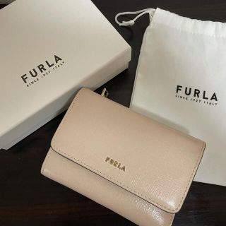 フルラ(Furla)のFURLA ベージュ コンパクトウォレット(財布)