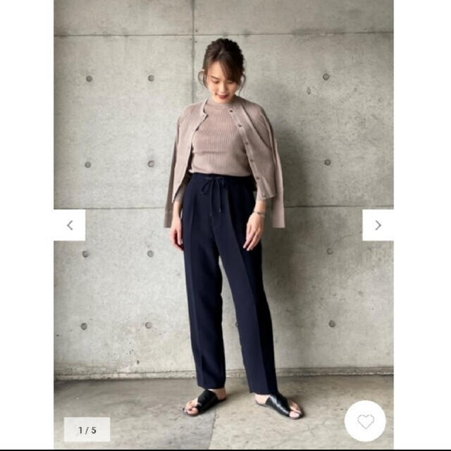 新品 アンクレイヴ ウォッシャブル ダブルクロス ストレートパンツ