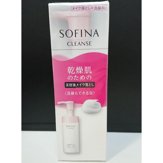 SOFINA(ソフィーナ)の0556 未使用 ソフィーナ クレンズ 美容液メイク落とし 洗顔もできる泡 コスメ/美容のスキンケア/基礎化粧品(クレンジング/メイク落とし)の商品写真