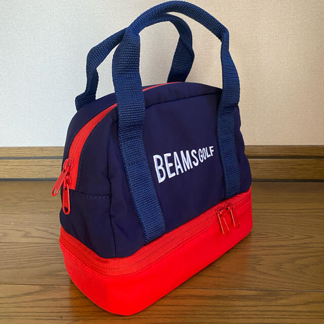 BEAMS(ビームス)のビームスゴルフ BEAMS GOLF 保冷付 カートバッグ　ネイビー×レッド スポーツ/アウトドアのゴルフ(バッグ)の商品写真