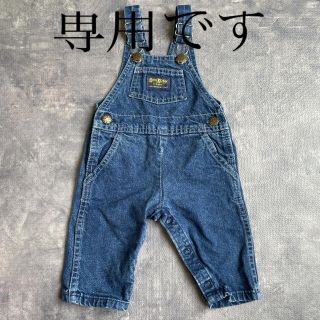 オシュコシュ(OshKosh)のオシュコシュ　オーバーオール　サロペット(ロンパース)