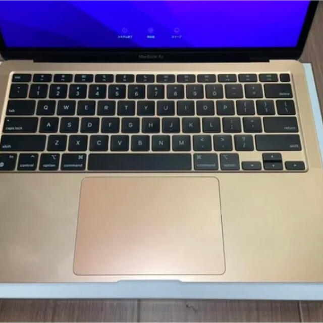 Mac (Apple)(マック)のMacBook Air M1 8GB 256GB ゴールド スマホ/家電/カメラのPC/タブレット(ノートPC)の商品写真