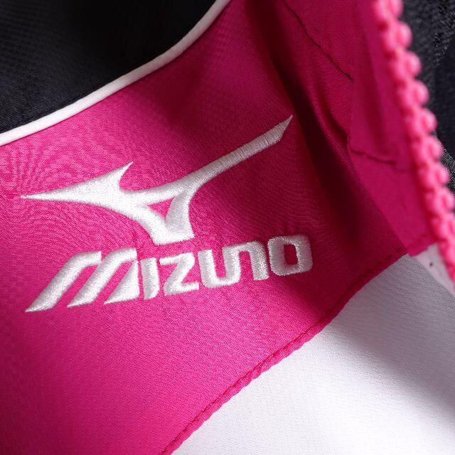 MIZUNO(ミズノ)のMIZUNO　ジャンパー　レディース　ブラック/ピンク レディースのジャケット/アウター(ナイロンジャケット)の商品写真