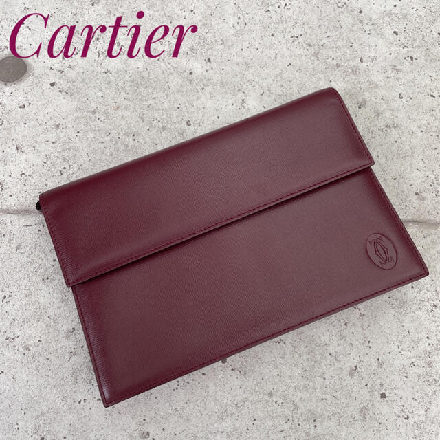 Cartier カルティエ　ビジネス　クラッチバッグ　美品