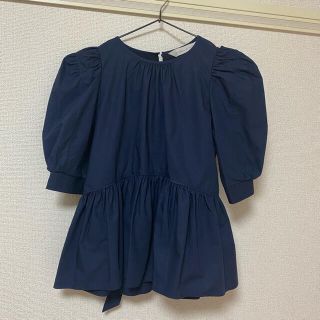 トランテアンソンドゥモード(31 Sons de mode)の【未使用】31 Sons de mode バックリボンブラウス（38）(シャツ/ブラウス(半袖/袖なし))