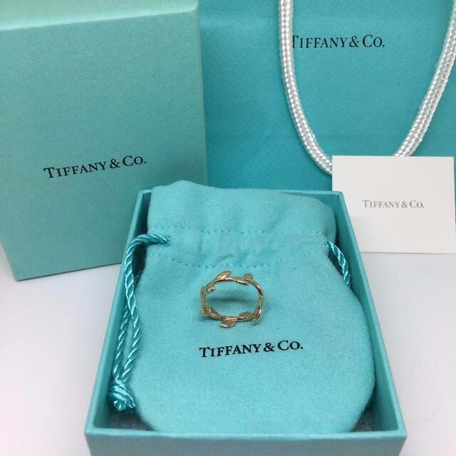 Tiffany & Co.(ティファニー)の7%OFFSALE TIFFANY 新品 オリーブリーフリング k18 ゴールド レディースのアクセサリー(リング(指輪))の商品写真