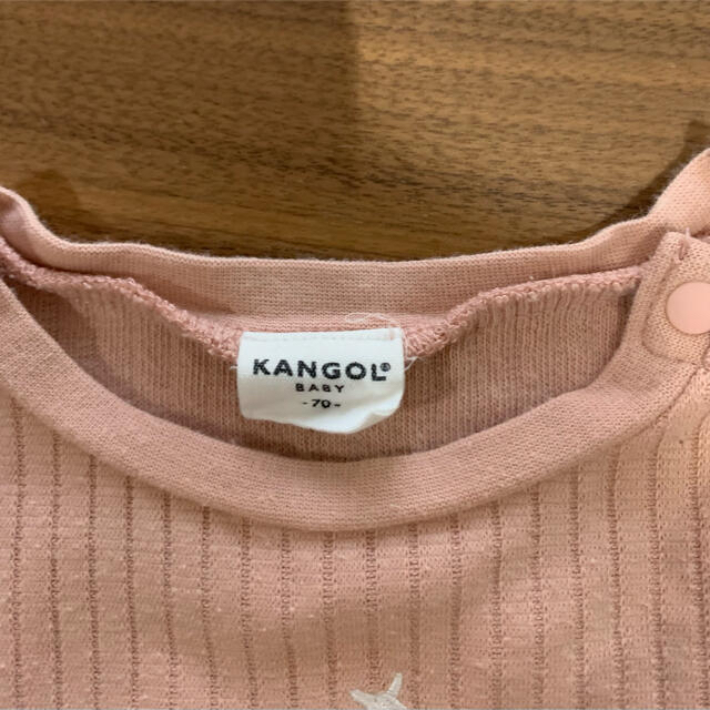 KANGOL(カンゴール)のカンゴール KANGOL 70 ロンパース リブ キッズ/ベビー/マタニティのベビー服(~85cm)(ロンパース)の商品写真