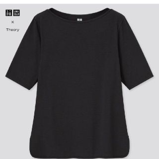 ユニクロ(UNIQLO)のユニクロセオリー　エアリズムボートネックＴシャツ２枚セット　XL(Tシャツ(半袖/袖なし))