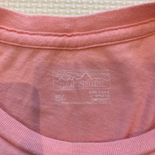 patagonia(パタゴニア)のPatagoniaTシャツピンク キッズ/ベビー/マタニティのキッズ服女の子用(90cm~)(Tシャツ/カットソー)の商品写真