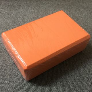 即買OK新品未使用ヨガ ブロック YOGA ダイエットオレンジ1個(ヨガ)