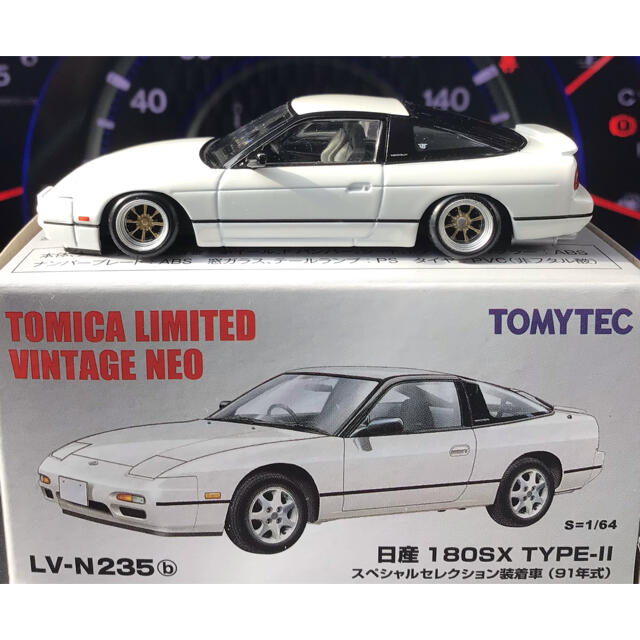 1:64 Tomytec Tomica Limited Vintage Neo Nissan 180SX Type-II 2 White 91 LV-N235b 