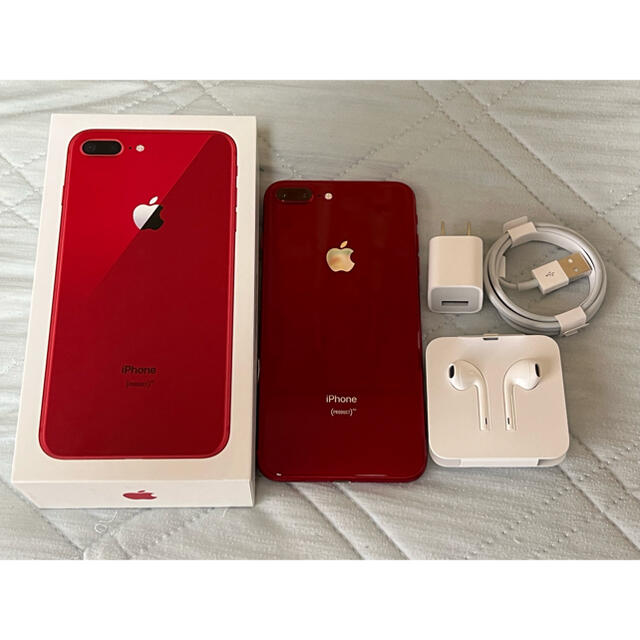 iPhone 8 Plus (PRODUCT)RED 256GB SIMフリー 女性が喜ぶ♪ 19125円