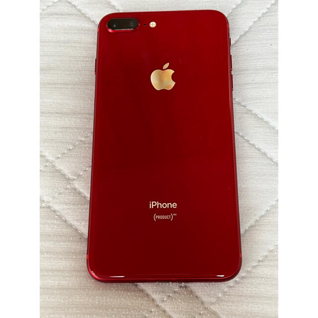 iPhone(アイフォーン)のiPhone 8 Plus (PRODUCT)RED 256GB SIMフリー スマホ/家電/カメラのスマートフォン/携帯電話(スマートフォン本体)の商品写真