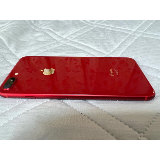 iPhone(アイフォーン)のiPhone 8 Plus (PRODUCT)RED 256GB SIMフリー スマホ/家電/カメラのスマートフォン/携帯電話(スマートフォン本体)の商品写真