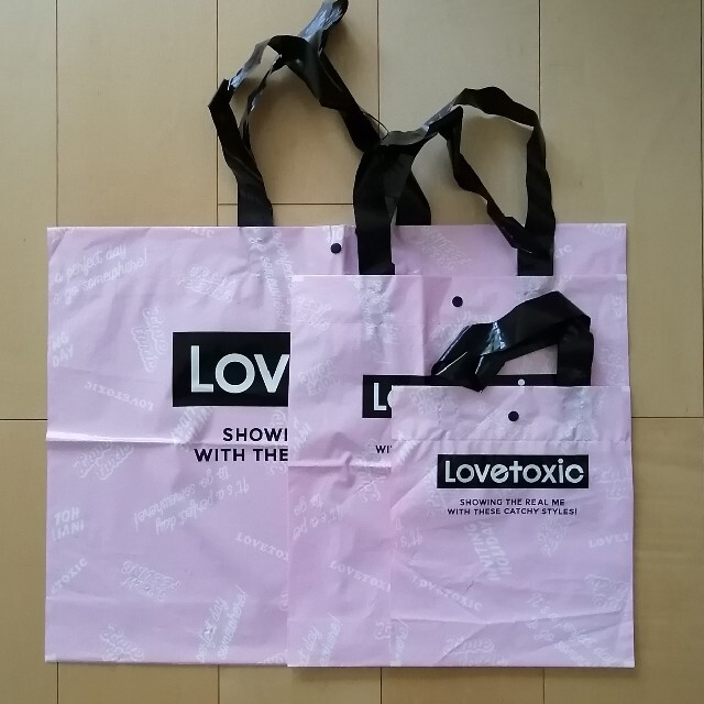 lovetoxic(ラブトキシック)のラブトキ☆ショップ袋 レディースのバッグ(ショップ袋)の商品写真