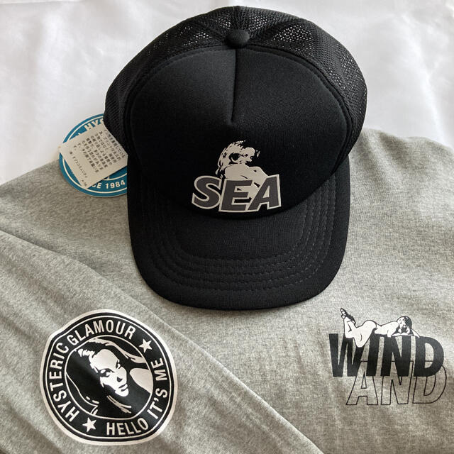 HYSTERIC GLAMOUR × WIND AND SEA CAP