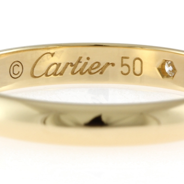 Cartier(カルティエ)の【中古】カルティエ CARTIER リング・指輪 一粒ジュエリー10号 K18 レディースのアクセサリー(リング(指輪))の商品写真