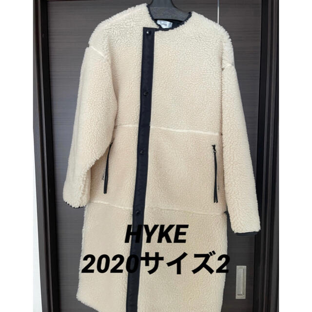 HYKE ボアコート 2020 サイズ2 - ロングコート