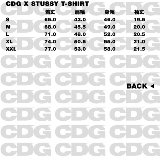 STUSSY(ステューシー)のSTUSSY✖️CDG ステューシー  コムデギャルソン  メンズのトップス(Tシャツ/カットソー(半袖/袖なし))の商品写真