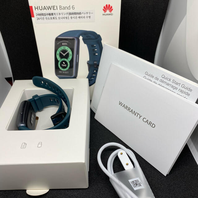 【付属品完備】ころん様優先 HUAWEI Band 6 フォレストグリーン  メンズの時計(腕時計(デジタル))の商品写真