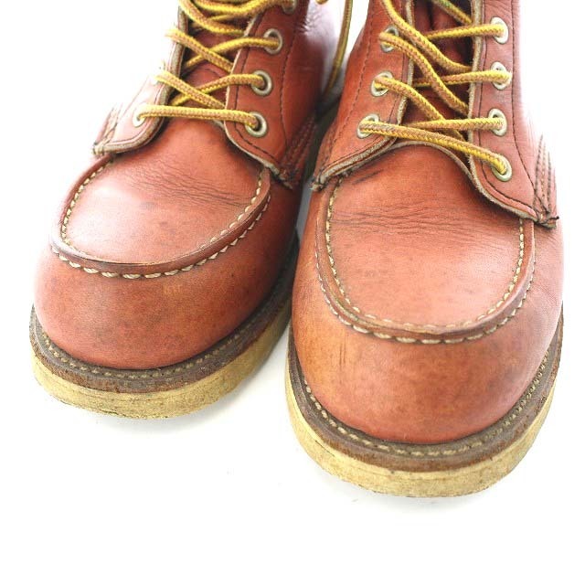 REDWING(レッドウィング)のレッドウィング ヴィンテージ 90s 新四角犬タグ ブーツ 6E 24cm 赤茶 メンズの靴/シューズ(ブーツ)の商品写真