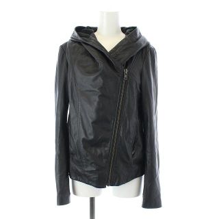 2 新品 HELMUTLANG FTTD LTR JK レザージャケット 黒