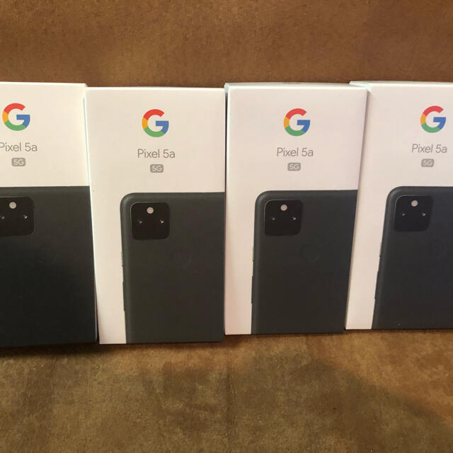 Pixel5a (5G) 128GB mostly black  4台