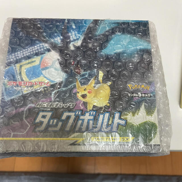 ポケモン(ポケモン)のシュリンク付き 未開封 タッグボルト BOX ポケカ エンタメ/ホビーのトレーディングカード(Box/デッキ/パック)の商品写真