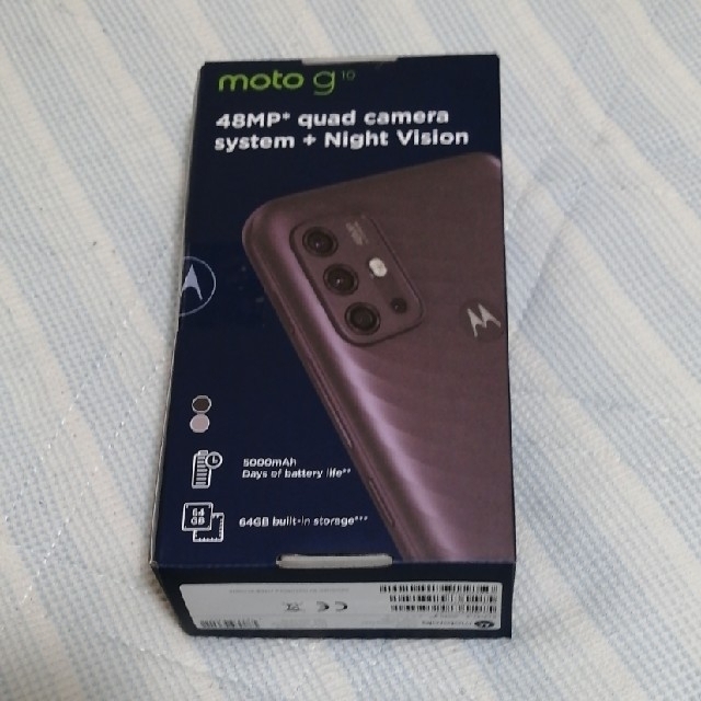 Motorola(モトローラ)のmotorola moto g10 4GB/64GB サクラパール 新品未開封 スマホ/家電/カメラのスマートフォン/携帯電話(スマートフォン本体)の商品写真