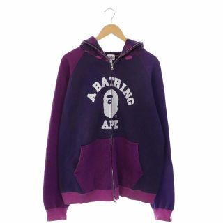 A/W Aape アベイシングエイプ ジップアップパーカー L