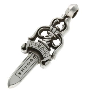 クロムハーツ(Chrome Hearts)のクロムハーツ ラージダガー ペンダント/シルバーネックレストップ(ネックレス)