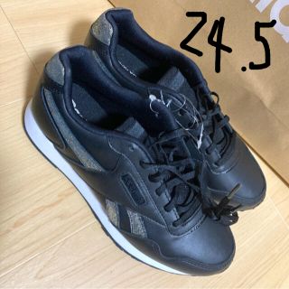 リーボック(Reebok)のリーボック　24.5 ブラック　ゴールド　(スニーカー)