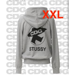 ジーディーシー(GDC)のCDG x STUSSY HOODED SWEATSHIRT XXL(パーカー)