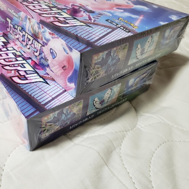 ポケモンカードゲーム　フュージョンアーツ　シュリンク付き未開封　4box