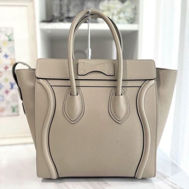 celine - 美品☆ セリーヌ ラゲージ マイクロ レザー ハンドバッグの