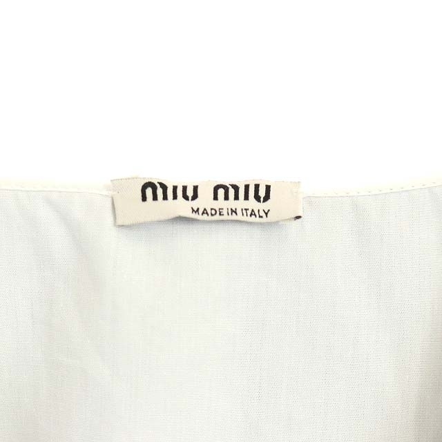 miumiu - ミュウミュウ miumiu ミュウミュウ 21SS ポプリン ブラウスの
