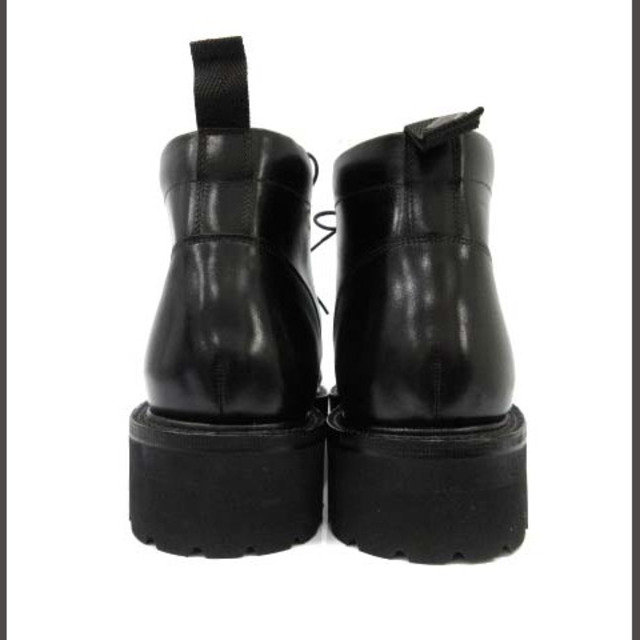 ダブルエイチ チャッカブーツ ショート レースアップ 黒 8 WH2Z07 メンズの靴/シューズ(ブーツ)の商品写真