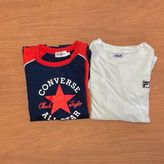 コンバース(CONVERSE)のTシャツ　2枚セット　150cm コンバース　FILA(Tシャツ/カットソー)