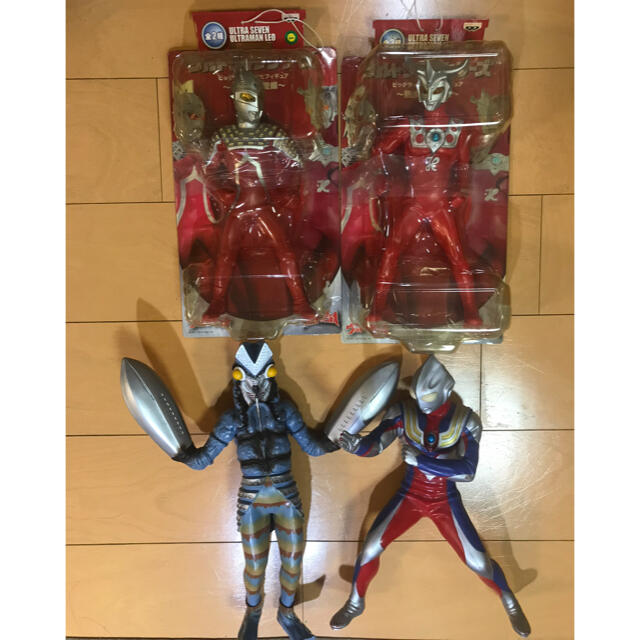 エンタメ/ホビーウルトラセブン ウルトラマンレオ バルタン星人 ビッグサイズ ソフビ