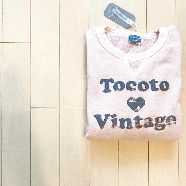 Caramel baby&child (キャラメルベビー&チャイルド)の新品✦1点のみ tocoto vintage ロゴ スウェット(6Y) キッズ/ベビー/マタニティのキッズ服女の子用(90cm~)(Tシャツ/カットソー)の商品写真