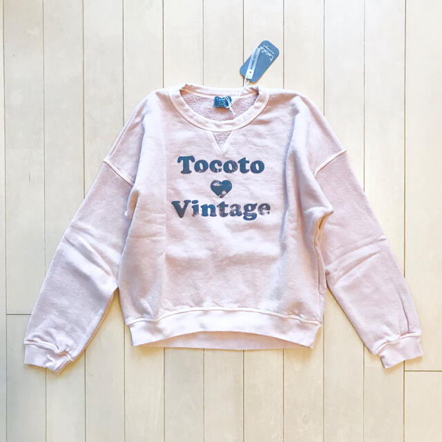 Caramel baby&child (キャラメルベビー&チャイルド)の新品✦1点のみ tocoto vintage ロゴ スウェット(6Y) キッズ/ベビー/マタニティのキッズ服女の子用(90cm~)(Tシャツ/カットソー)の商品写真